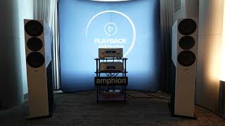 amphion Krypton3x Loudspeaker  Esoteric F02 N01XDSE  Quadraspire SVT  Esprit  AXPONA 2024 [upl. by Yalcrab]