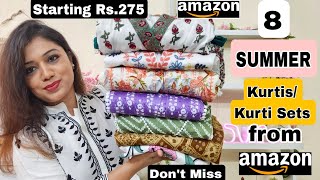 😃 Amazon KurtiKurti Set Haul Starting Rs279 Amazon PartywearOfficewear Kurtisetc❤️lAmazon Haul [upl. by Kella]