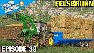 Farming Simulator 19 Timelapse  Felsbrunn FS19 Episode 39 CARTING STRAW [upl. by Truelove]