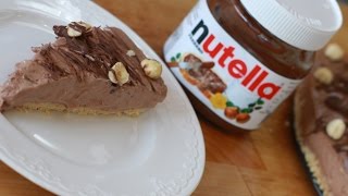 Nutellowy sernik bez pieczenia Domowy Przepis na pyszny szybki sernik [upl. by Adeline]