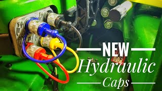 Hydraulic Plug Replacement  John Deere 1025R [upl. by Ailemac]