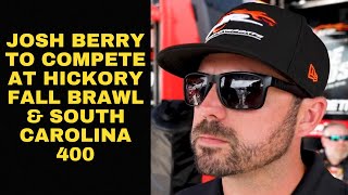 Josh Berry To Compete For Kevin Harvicks LMSC Program At Hickory Fall Brawl and South Carolina 400 [upl. by Victorie]