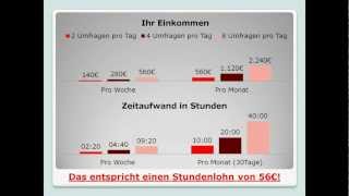 Bezahlte Online Umfragen  Nebenverdienst bis zu 100€ pro Stunde [upl. by Belicia]