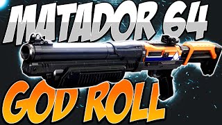 MATADOR 64 GOD ROLL Destiny 2 30th Anniversary [upl. by Darn]