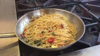 Spaghetti with Flavors of Sicily  Chef Lorenzo Boni [upl. by Lurette]