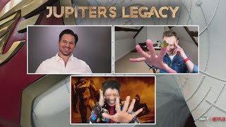 “Jupiter’s Legacy” Interview The Uncles – Ben Daniels Brainwave Matt Lanter Skyfox [upl. by Irrok]