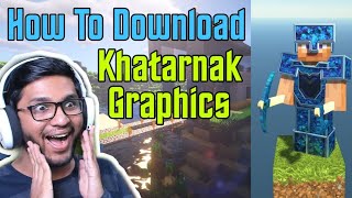 How To Download Khatarnak Onespot Graphics In Minecraft PE  Crazy CRAFT Gamer [upl. by Camilla]