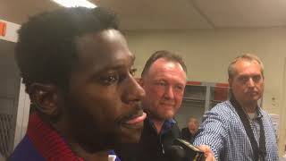 Antonio Brown talks ‘karma’ Vontaze Burfict JuJu SmithSchuster hit [upl. by Candis767]