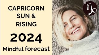 CAPRICORN SUN amp CAPRICORN RISING ASTROLOGY YEARLY FORECAST 2024 [upl. by Pandolfi]