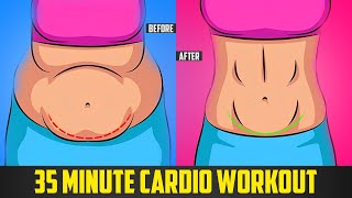 35 Min Cardio and Core Circuit Workout  Burn Fat amp Strengthen Your Core [upl. by Ferretti]