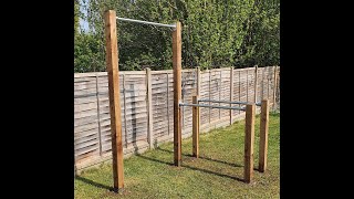 Building an outdoor home gym [upl. by Hakeem]