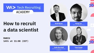 Tech Recruiting Academy  How to recruit a data scientist [upl. by Eillas]