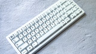 KTT Whites Unlubed left vs Lubed switches right comparative GMK67 [upl. by Alyag]