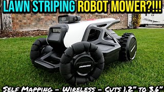 bEST Mower for 2024 ROBOT LAWN MOWER REVIEW  Airseekers Tron [upl. by Thier]