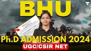 BHU PhD Admission 202425  RET amp RET Exempted  Kanupriya Mam [upl. by Akirahs685]