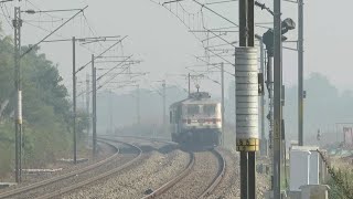 High Speed RDSO Trial In Indian Railways Between Deen Dayal Upadhyay And Prayagraj jn [upl. by Celine]