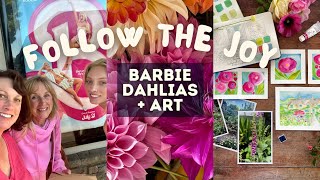 Barbie Dahlias  Art [upl. by Aicemak254]