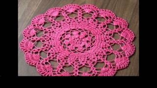 crochet doilies tutorial [upl. by Elahcar361]