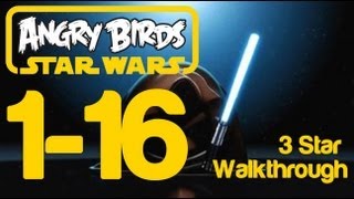 Angry Birds Star Wars 116 Tatooine 3 Star Walkthrough [upl. by Selyn782]