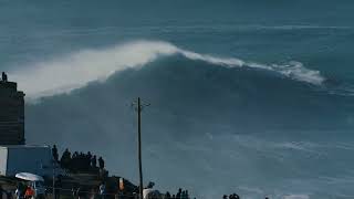 Dia de ondas gigantes  Nazaré Portugal [upl. by Helban]