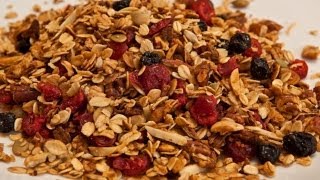 Homemade Granola Recipe  Laura Vitale  Laura in the Kitchen Episode 363 [upl. by Acilgna388]