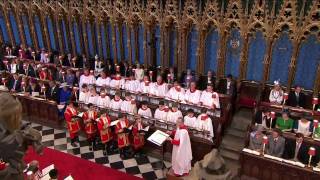 The Royal Wedding Ceremony  Westminster Abbey Choir  This is the day by John Rutter [upl. by Yoral452]