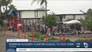 Sparrow Academy Charter School to stay open [upl. by Odlanor]