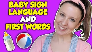 Baby Sign Language Basics and Baby First Words  The Best Baby Signs Songs and Flashcards [upl. by Linnea67]