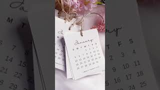 DIY WALL CALENDAR 2025 [upl. by Anitsugua]