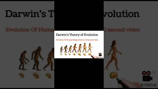 Darwins Theory Of Evolution Of Human Beingsviralshortsyoutubeshortsshortvideosviralvideo [upl. by Nnaoj]