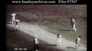 Test Match At Melbourne Cricket Ground 1960s  Film 97507 [upl. by Wrdna]