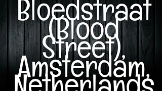 The Haunting of LOEDSTRAAT BLOOD STREET in Amsterdam Netherlands [upl. by Esinereb]