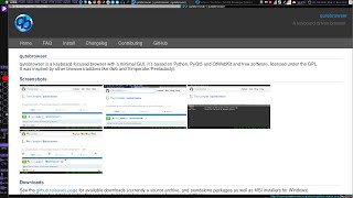Qutebrowser  An Awesome VimStyle Browser [upl. by Bricker]