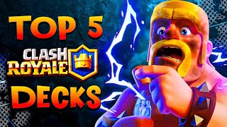 TOP 5 BEST Clash Royale Decks for March 2024 [upl. by Bartlet]