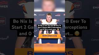 Bo Nix sets history after first 2 starts with Broncos [upl. by Partridge]