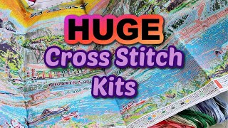 The BIGGEST CROSS STITCH KITS You Have Ever Seen AliExpress Haul  Part 1 [upl. by Chin]