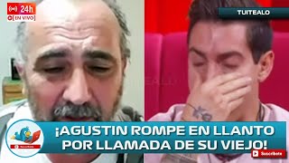 Agustín rompe en llanto al hablar con su viejo y este le confiesa Hijo te traicionaron [upl. by Ranzini]