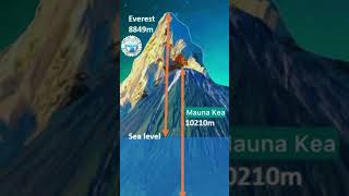 Which is the worlds highest mountain everest hawaii india mountains volcano geoid ellipsoid [upl. by Erinn]