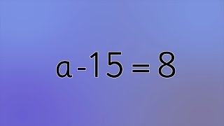 Algebra Solving equations with one unknown  addition FREE RESOURCE [upl. by Laleb]