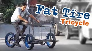 จักรยานสามล้อขายของ ซาเล้งล้อโต รถไอติม เสรี โมโต Fat Tire Reverse Tricycle workbike thailand [upl. by O'Callaghan677]