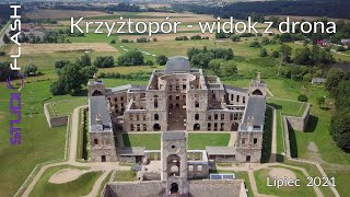 Zamek Krzyżtopór w Ujeździe widok z drona lipiec 2021 [upl. by Ku982]