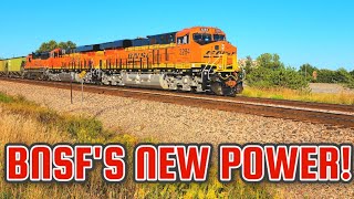 INTRODUCING BNSFS NEWEST MOTIVE POWER THE ET44ACH amp ES44ACH ON THEIR NEW MAINLINE RUNS [upl. by Paluas]