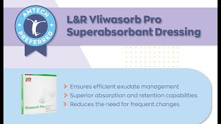 LampR Vliwasorb Pro Superabsorbant Dressing [upl. by Ladnek]