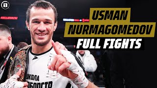 FULL FIGHTS  USMAN NURMAGOMEDOV 🔥  LIGHTWEIGHT WORLD CHAMPIONSHIP 🏆  Bellator MMA [upl. by Ssalguod697]