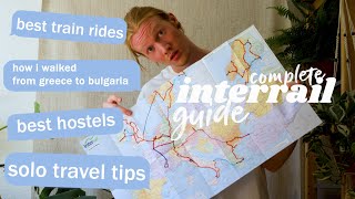 my 3 MONTHS INTERRAIL itinerary  best amp worst train rides  interrail guide part 2 [upl. by Suirradal391]