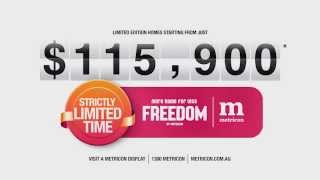 Freedom by Metricon TVC [upl. by Gniw]