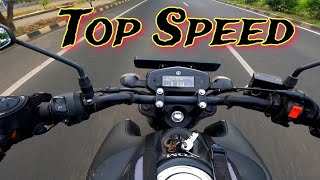 Yamaha FZS V3 Top Speed Test [upl. by Grous]