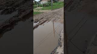 Coroados Guaratuba PR rua esquecida nem coleta do caminhão do lixo passa si não atola😱😭😱😭 [upl. by Iy320]