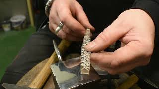 Making a reproduction of an arm ring from the Huxley Hoard [upl. by Ula]