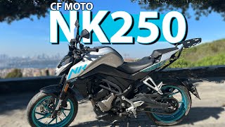 Cf Moto NK250 İnceleme Uzun Kullanıcı Yorumları [upl. by Rockefeller]